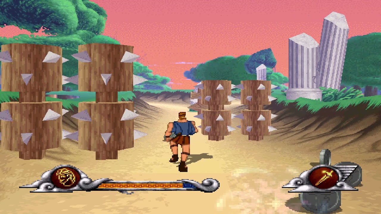 Disney's Hercules (PS1) - Level 2 - Hero's Gauntlet