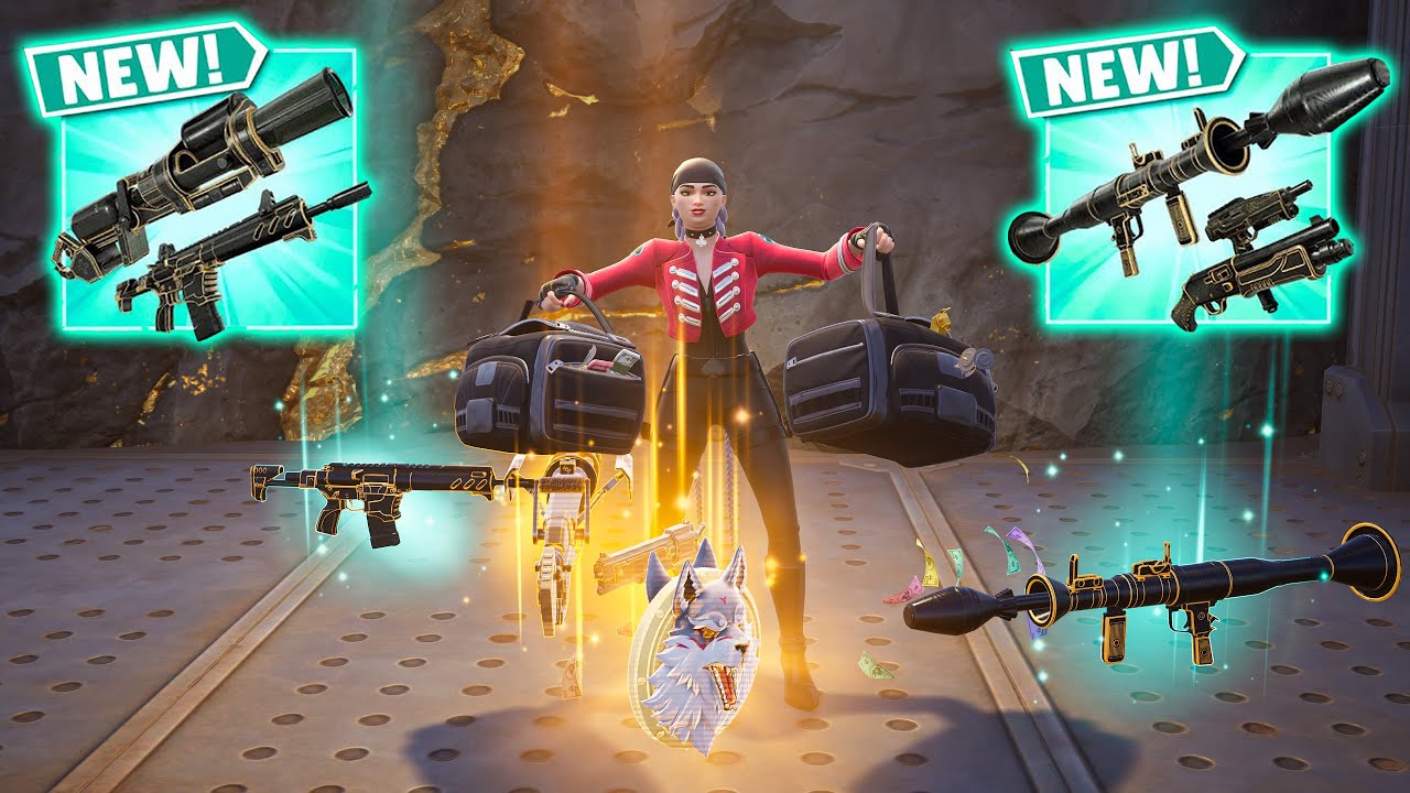 DEAL'EM CASSIDY QUINN vs ALL MYTHICS AND NEW EXOTIC WEAPONS ( NEW! FORTNITE CHAPTER 6 SEASON 2 )