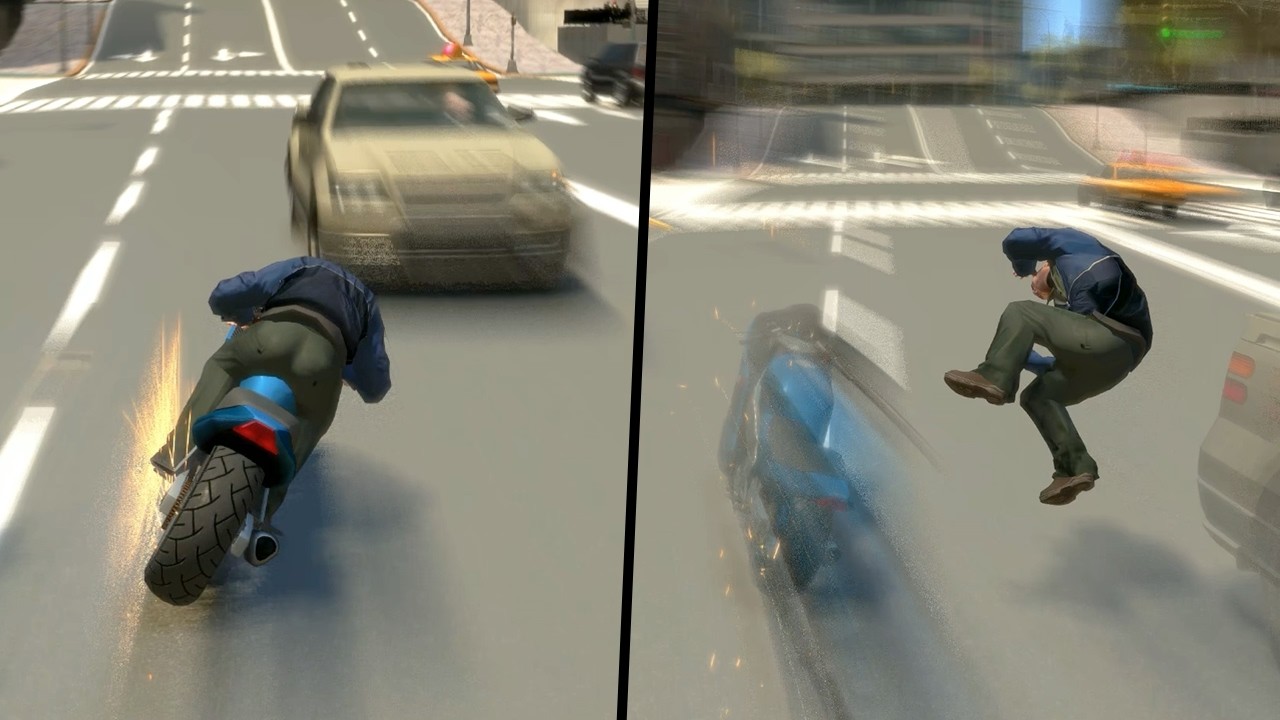 Brutal Motorcycle Crashes & Ragdolls - GTA 4 [Euphoria Physics]