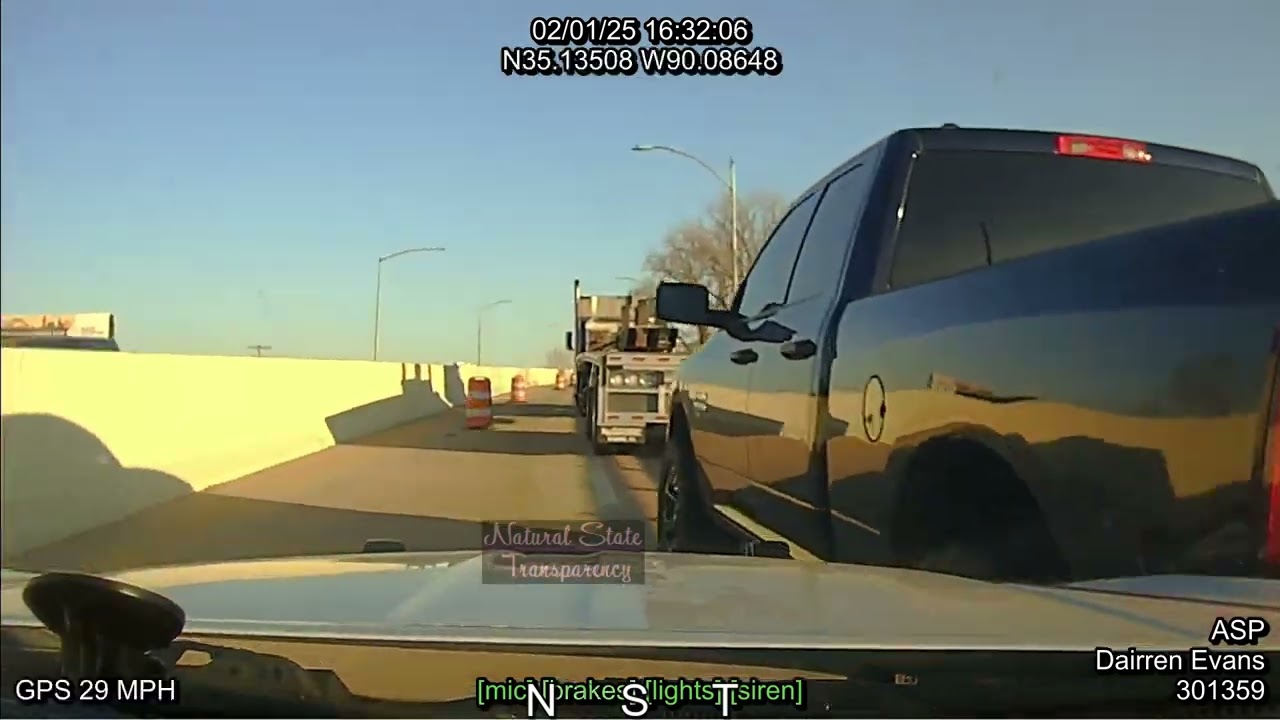 Pursuit/TVI/Shooting Suspect I-55 West Memphis Arkansas State Police Troop D, Traffic Series Ep1367