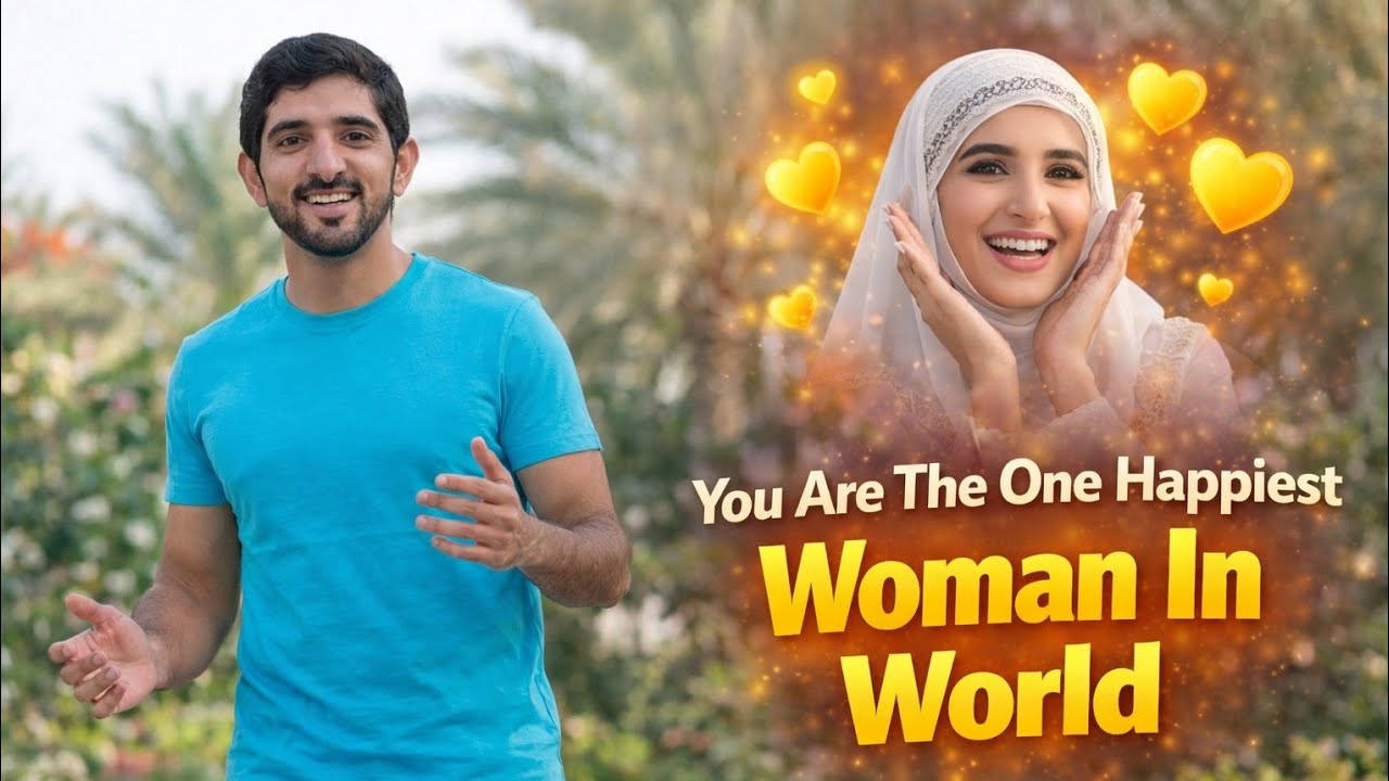 Ты — самая счастливая женщина в мире | Стихи шейха Хамдана Фаззы | Посвящение от Fazza Poems Studio