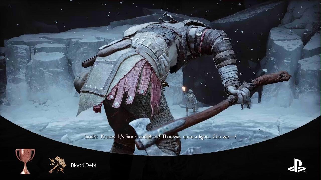 God of War Ragnar&ouml;k my trophy chip IMAOO 😭😭