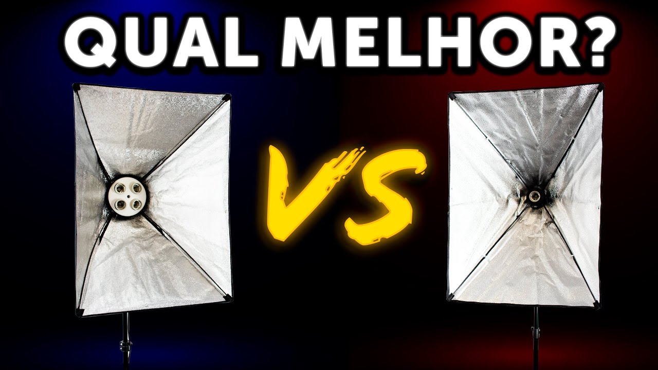 SOFTBOX DE 1 ou 4 LÂMPADAS - QUAL É MELHOR?