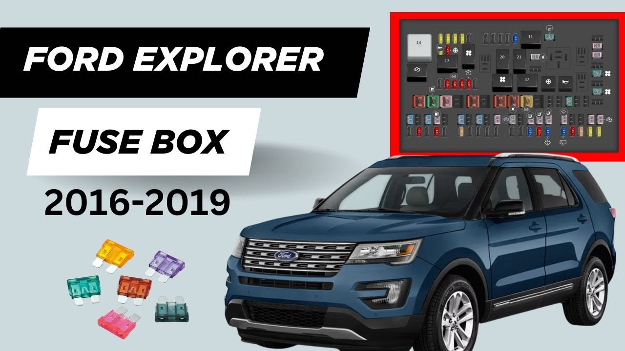 Ford Explorer Relays & Fuse Box Diagram (2016-2019)