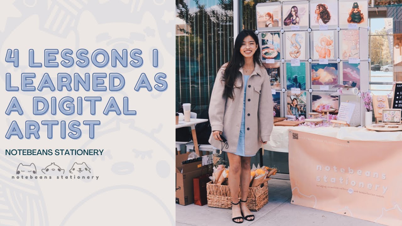 (Artist Tips) 4 Lessons Learned as a Digital Artist | Notebeans Stationery