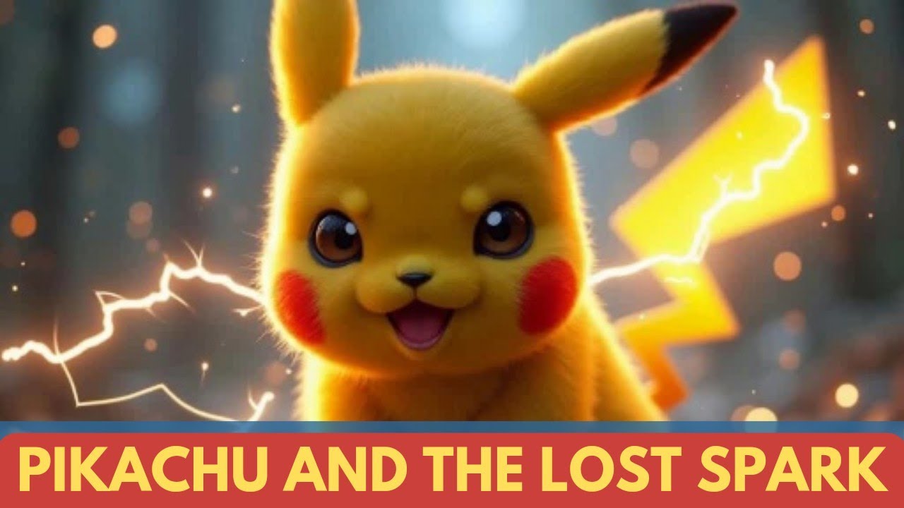 Pikachu and The Lost Spark ✨ ||  Adventure story || Pok&eacute;mon || Bedtime story @KidzFairyTales-s7b
