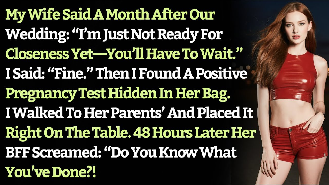My Wife Said A Month After Our Wedding: “I’m Just Not Ready For Closeness Yet—You’ll Have To Wait...