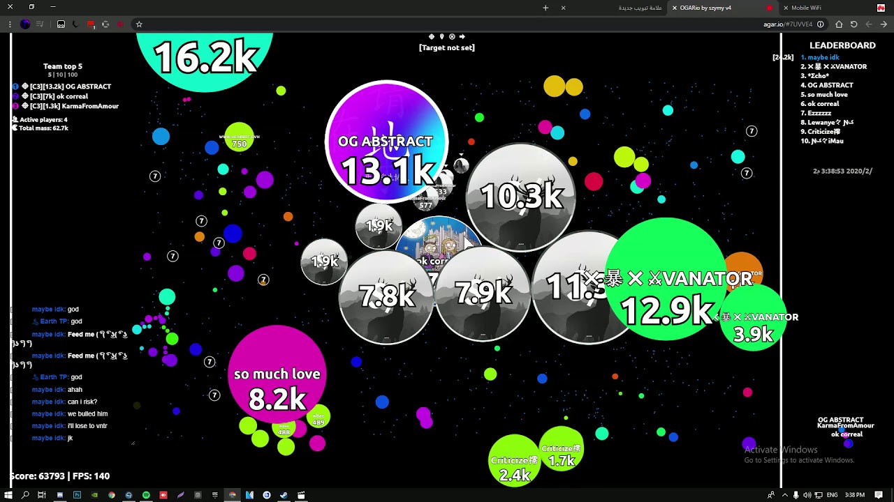 Agar.io | Motherships & Tournament Rounds Highlights #2