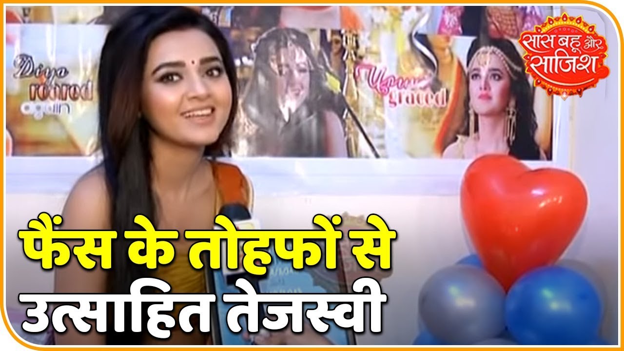 SBS Originals| Actress Tejaswi Prakash gets exciting gifts from her fans