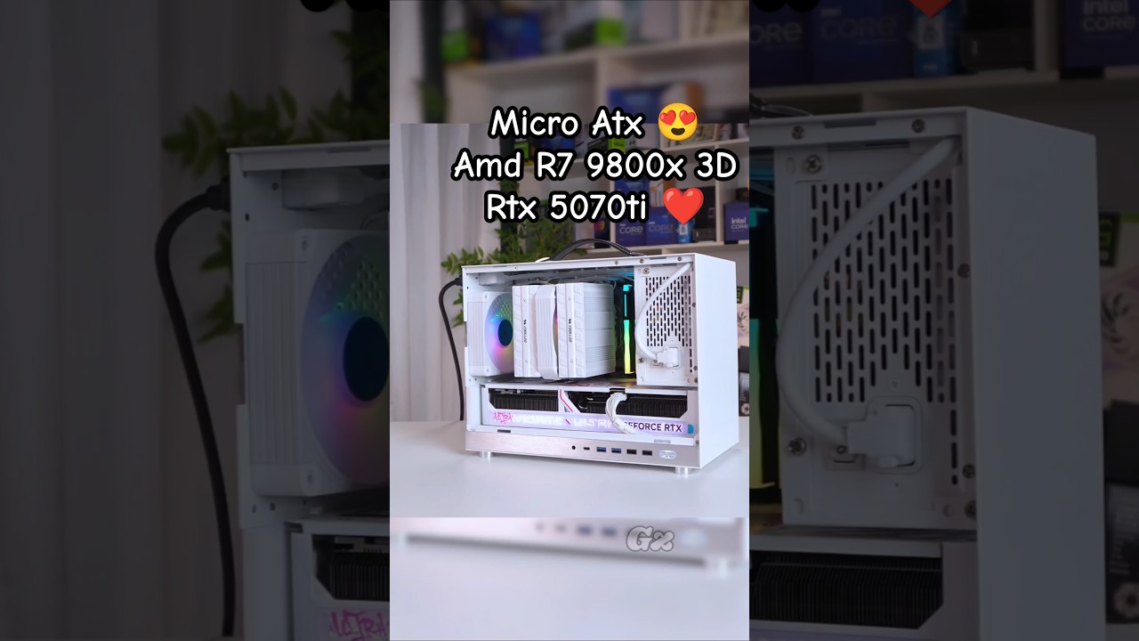 Mini itx 🤏 Super powerful Gaming pc build Amd R7 9800x 3d RTX 5070ti 🔥 #pcbuild #gaming #miniitx