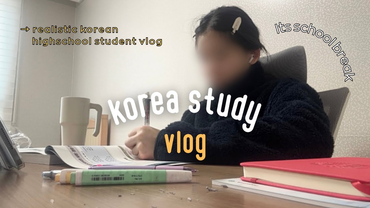 Korean study vlog: 2026 diary, a day in my life in korea, megapass study