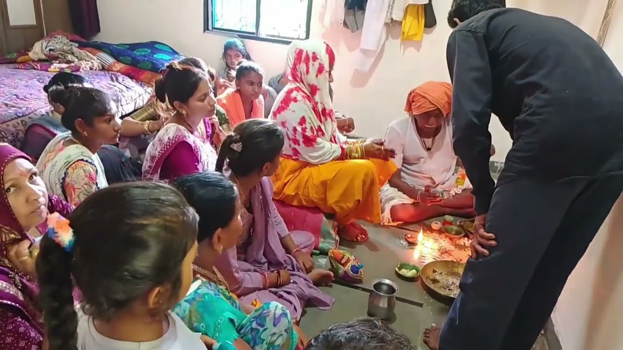 કાકા ના ઘરે નોતર્યા 🙏 તેલ ચડાવવાની રસમ