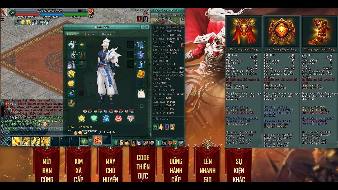 Kinh dị SVM Huyền Long: Thêm vị đại gia mới Chi 30.000xu nhận FULL mốc Chuyển sinh 10 Võ lâm 2