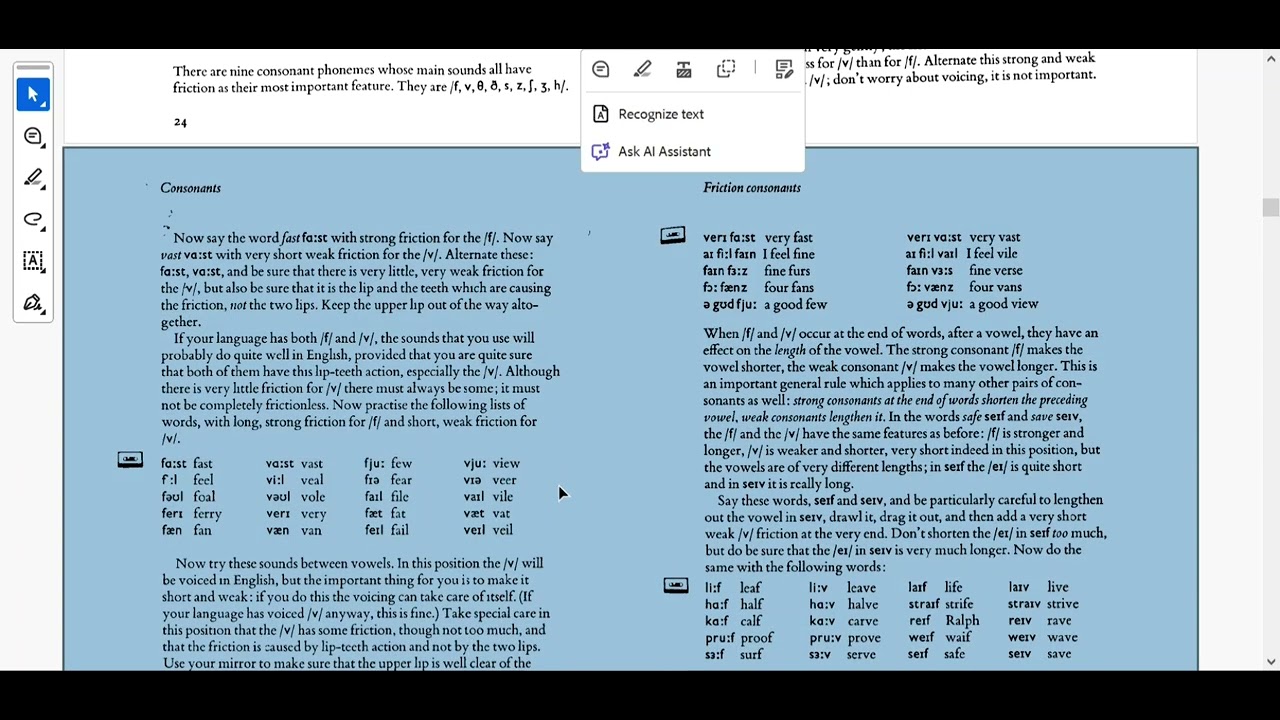 كيفية قراءة مادة الصوت المرحلة الأولى قسم اللغة الانكليزية phonetics 