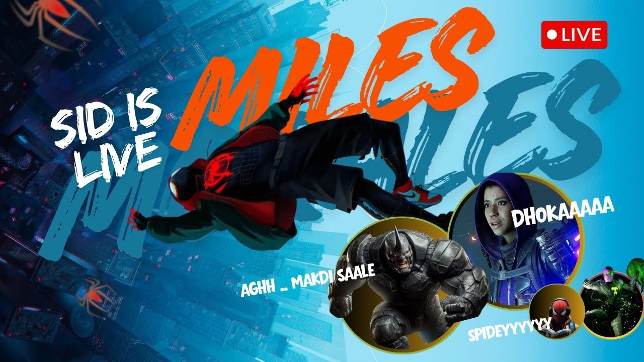 V Miles Morales 4K PC gameplay LIVE 144 FPS  #spidermanmilesmoraleswalkthrough  #spiderman