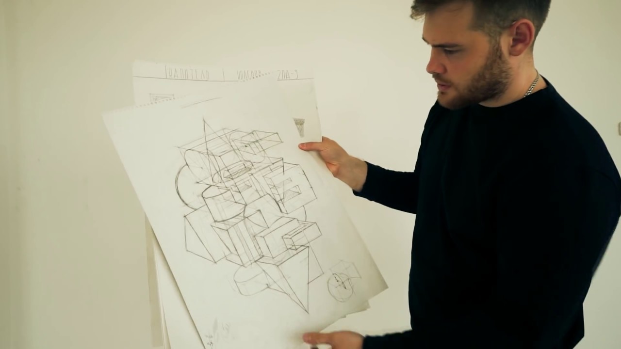 Мои студенческие работы и рисунки с подготовительных курсов