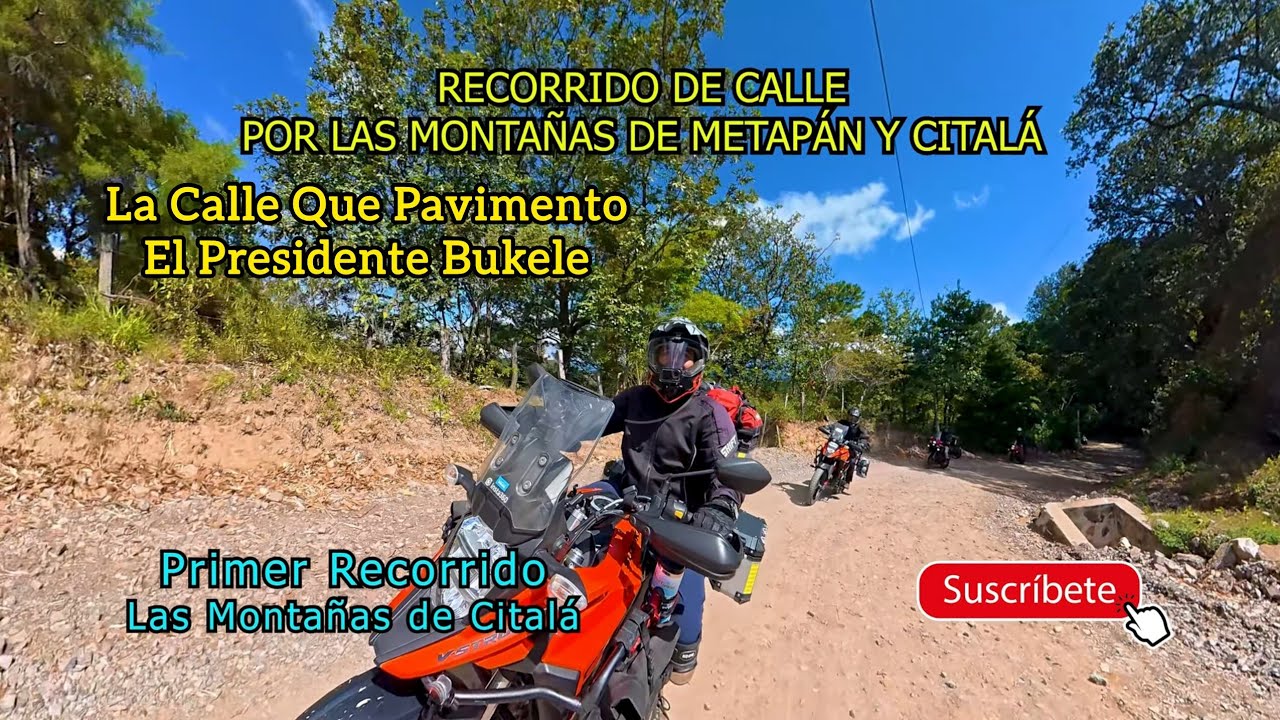 La Nueva Calle Pavimentanda Por Presidente Bukele, De Citalá a San Ramón. Nos Fuímos Hasta Metapán. 
