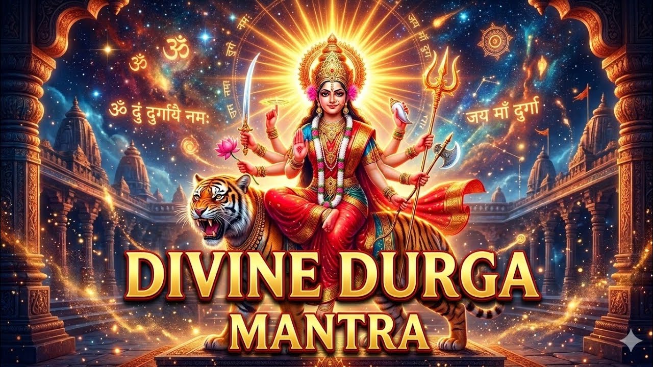 Powerful Durga Mantra 1 hour 🔱 Divine Energy for Peace, Courage & Protection