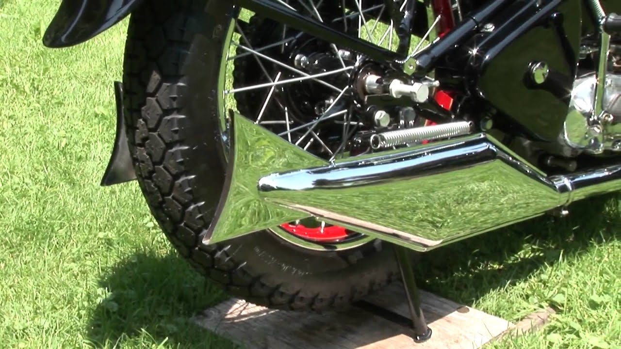 Ariel Square 4 Motorcycle 1938 Vintage