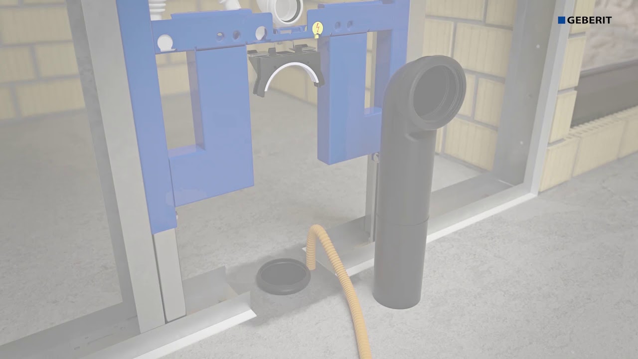 Geberit Concealed Cistern Duofix Sigma 8cm (2016) - Installation