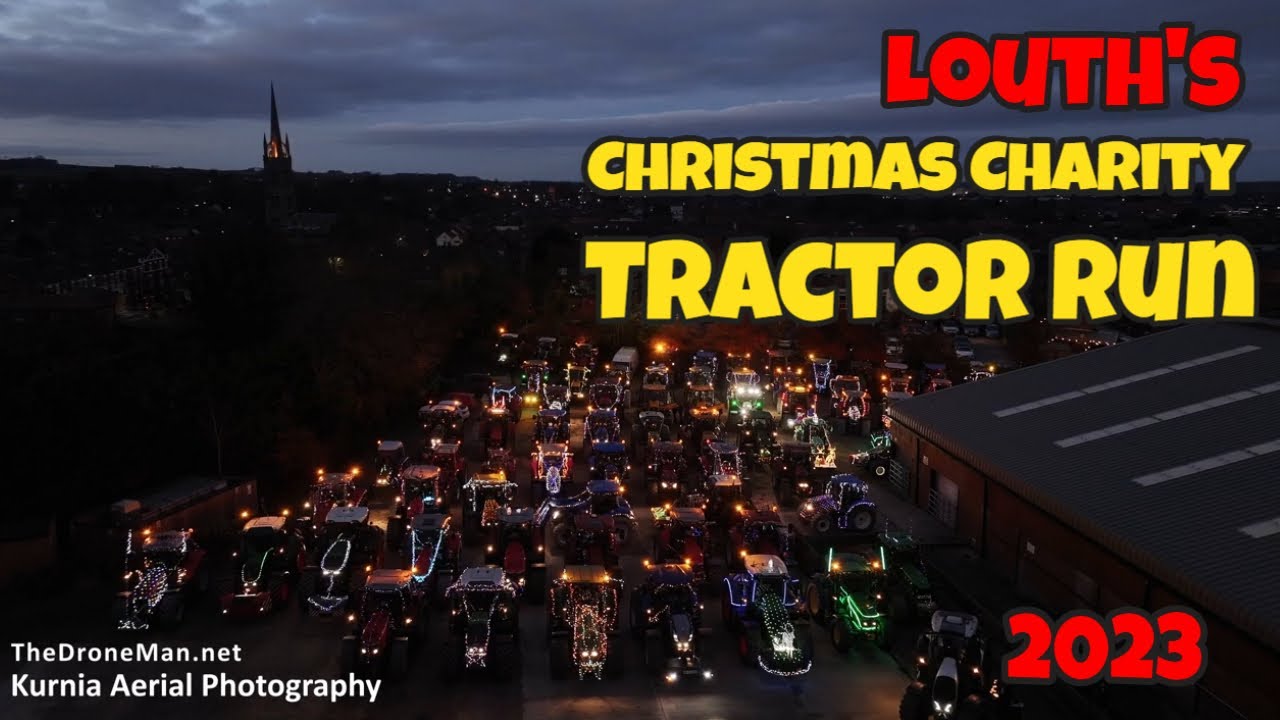 Louth's Christmas Charity Tractor Road Run 2023