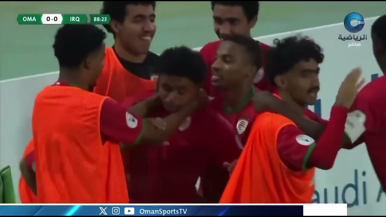 هدف اللاعب سليمان الخروصي منتخب عمان للشباب في مرمى العراق في كأس الخليج للشباب 