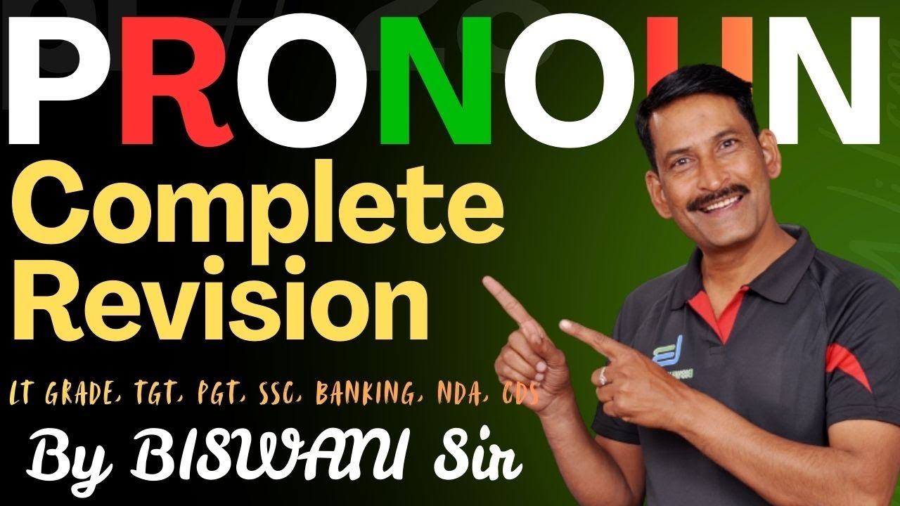 📘 SET–13 | PRONOUN Complete Revision | Grammar Chapter-Wise | SSC LT TGT PGT English | 