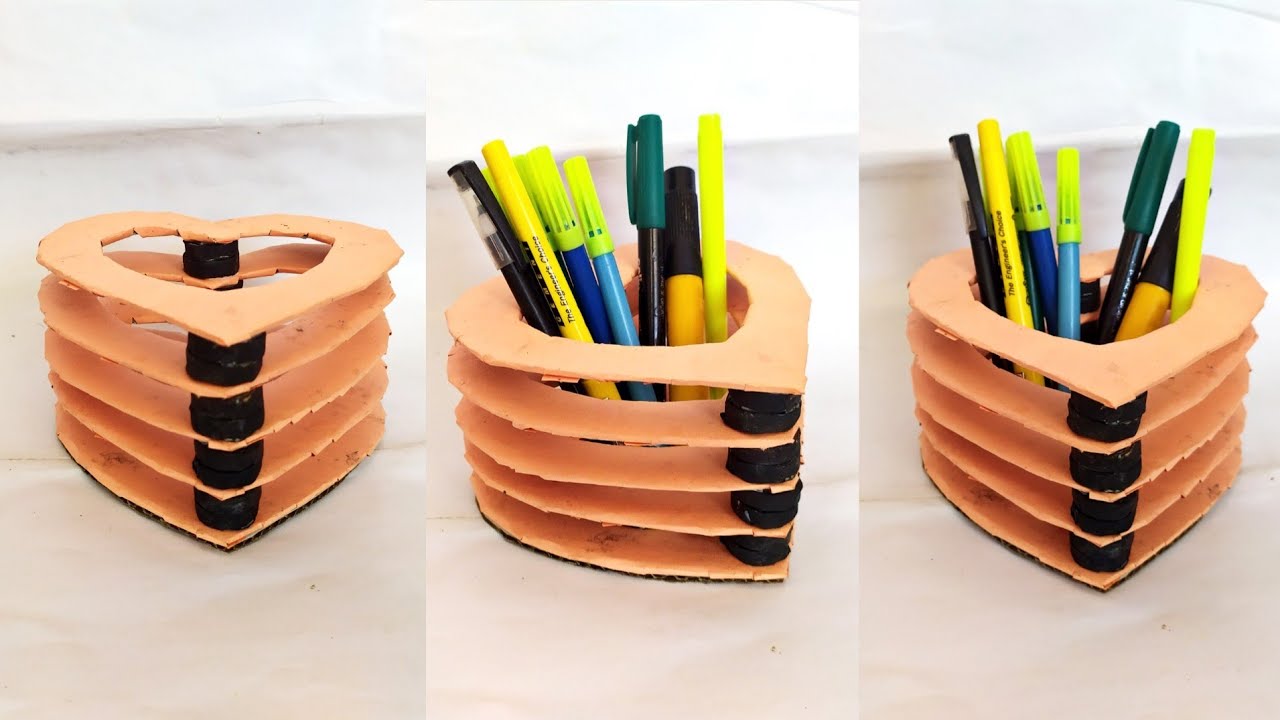 pen stand | how to make pen holder  | pen holder | pencil holder | pencil holder diy | #A184