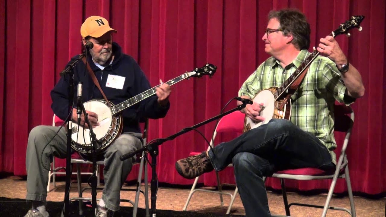 Bill Evans & Alan Munde - Border Baby Boogie Polka & Clarinet Polka | Midwest Banjo Camp 2015