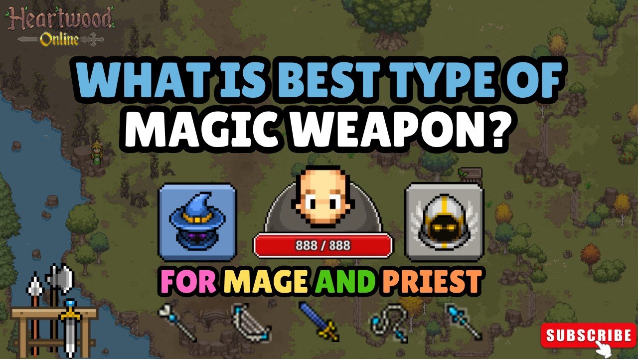 [Heartwood Online] BEST MAGIC TYPE WEAPON!! Easy leveling and farming!! #heartwoodonline #gaming