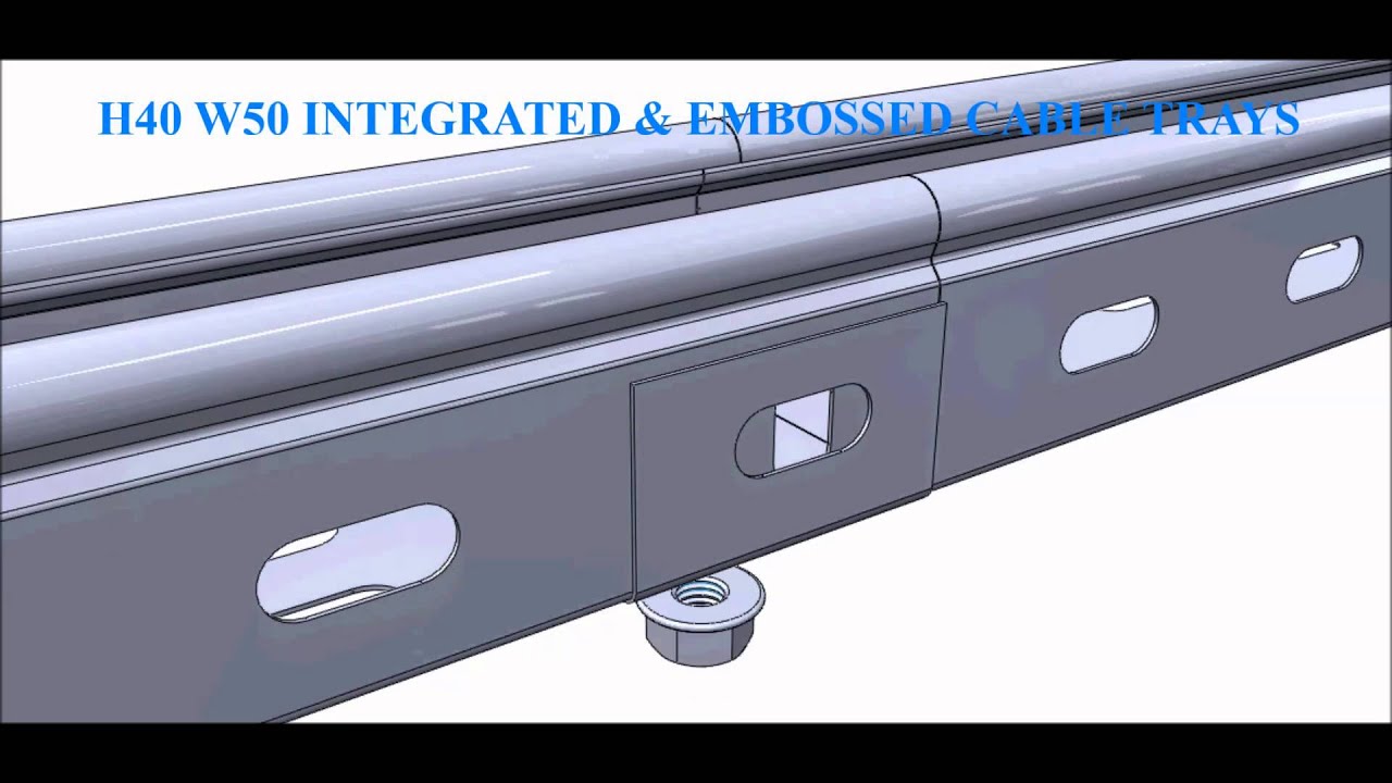 ARDI&Ccedil; ELEKTRİK H40 W50 INTEGRATED & EMBOSSED CABLE TRAYS