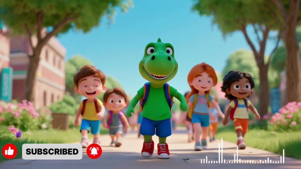 Dinos de Volta às Aulas | Música Infantil Educativa