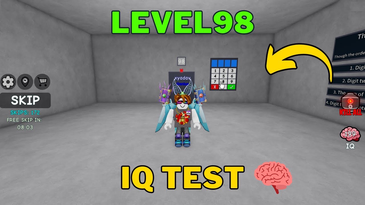 How To Solve Roblox IQ Test Level 98 | IQ Test 🧠 Guide