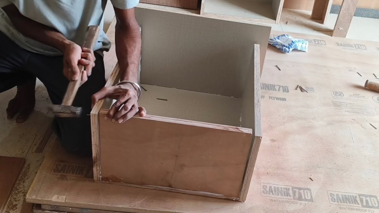 प्लाई का Drawer बनाने का पूरा तरीका | Carpenter Full Process Step by Step #carpenter #woodworking