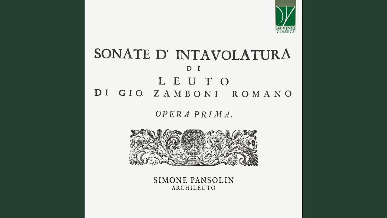 Sonata I, Op. 1: IV. Sarabanda (Largo)