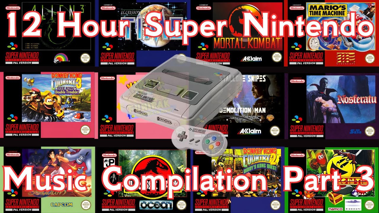 12 Hours of SNES Music | Relaxing & Nostalgic 16-Bit Soundtrack Compilation Part 3