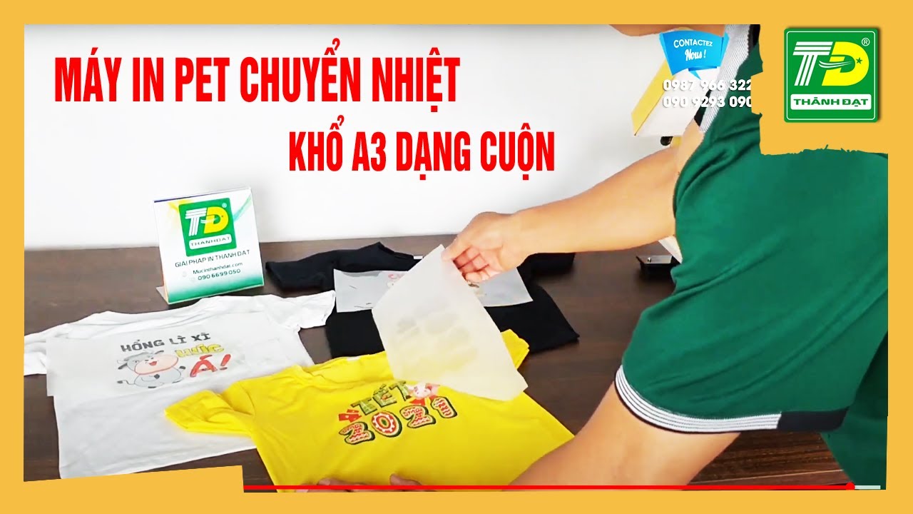 Máy in Pet chuyển nhiệt A3 Epson L1800. In dạng dạng cuộn