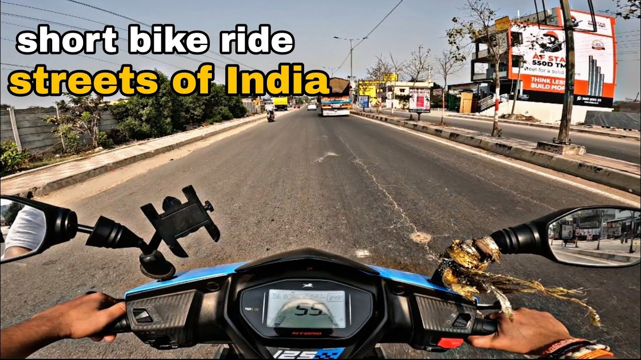 Short bike ride on streets of India || summer hyderabad || tvs ntorq || bike ride || enjoy the ridee
