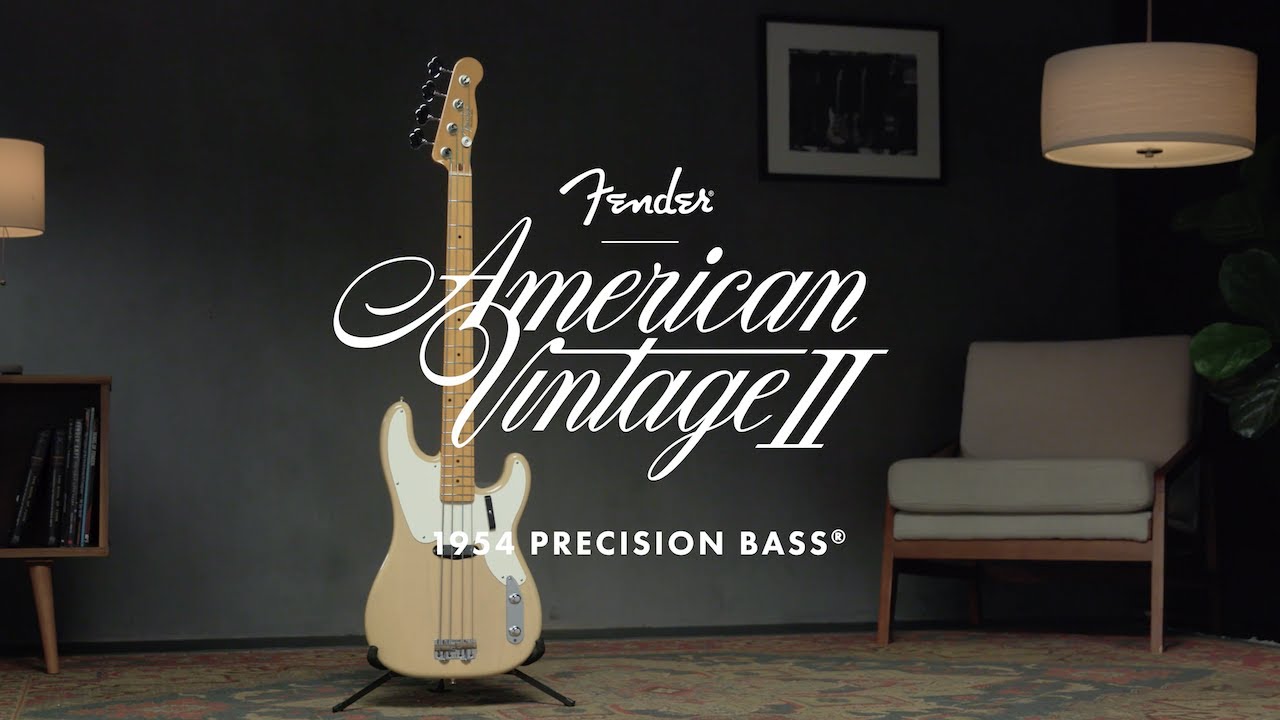 Знакомство с бас-гитарой American Vintage II 1954 Precision Bass | American Vintage II | Fender