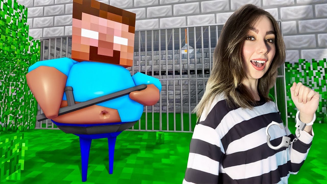 Scapa din INCHISOAREA lui Herobrine !