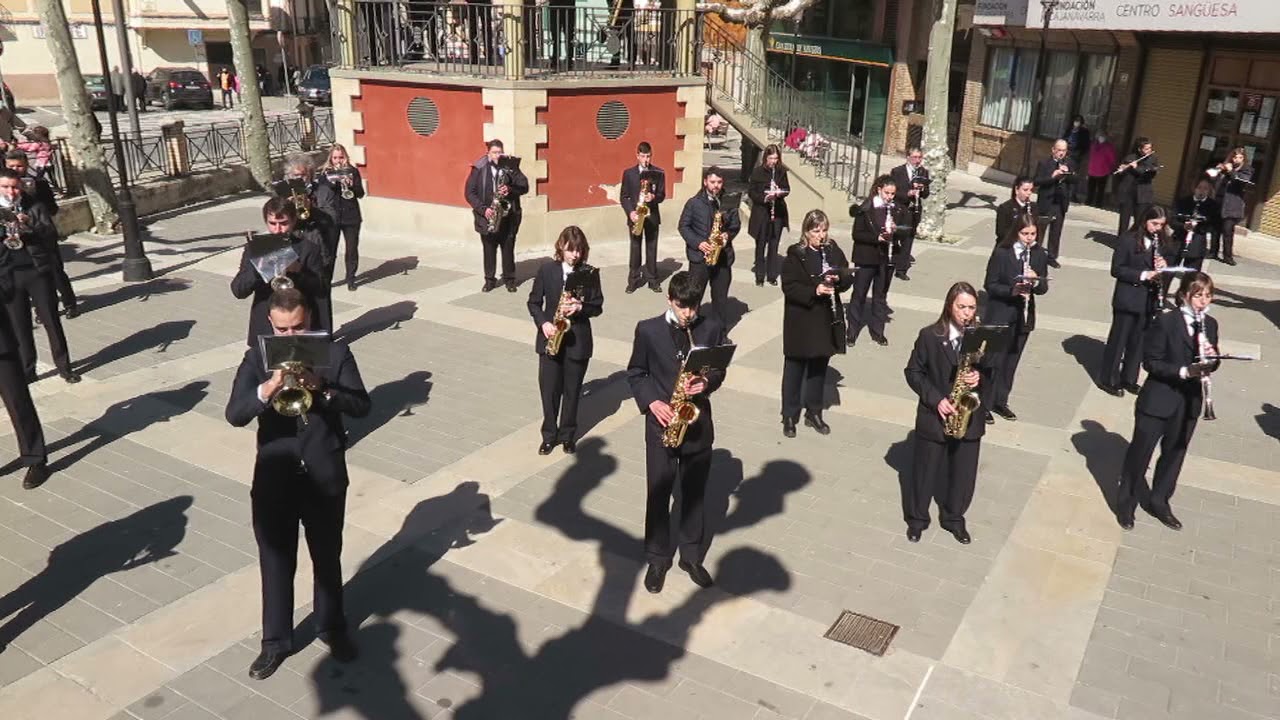 Deba. Pablo Sorozábal. Banda Municipal de Sangüesa. 4 de abril de 2021.