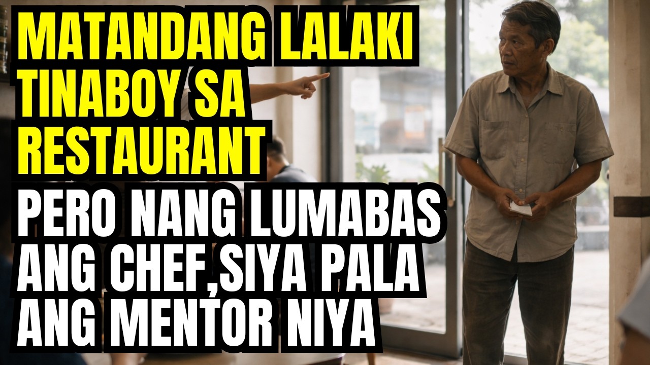 Matandang lalaki tinaboy sa restaurant—pero nang lumabas ang chef,siya pala ang mentor niya!