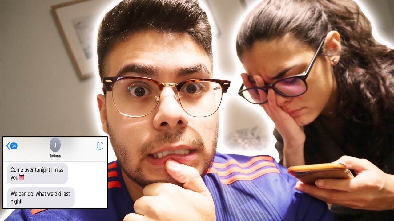 CHEATING PRANK ON GIRLFRIEND!! (SHE CRIES)