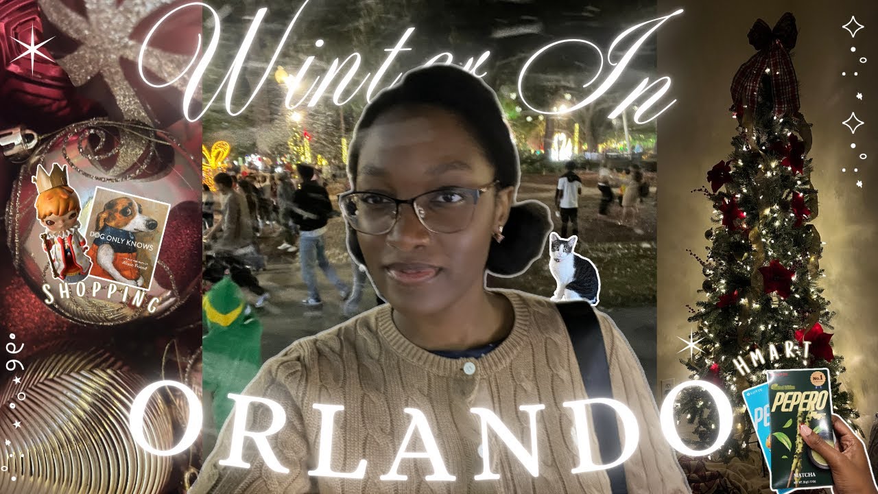 ☃️‧₊˚ORLANDO | shopping, shivering, and lots of snacking⋆˚࿔
