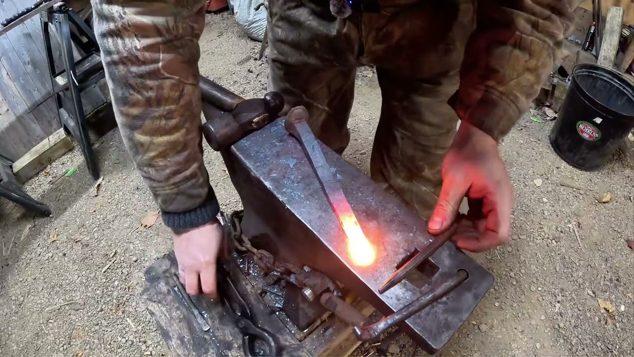 Part one of forging a rams head!