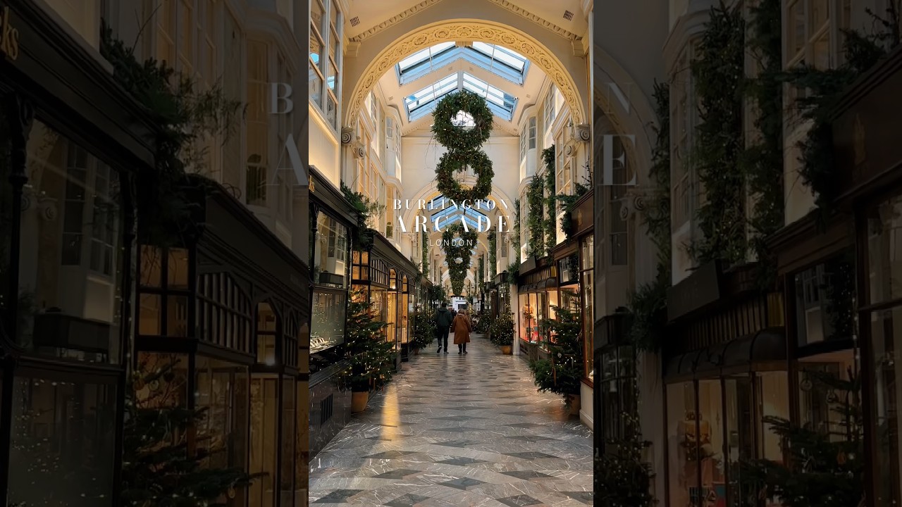 London Christmas Bucket List, Part 1: 📍 Burlington Arcade #london #londonchristmas