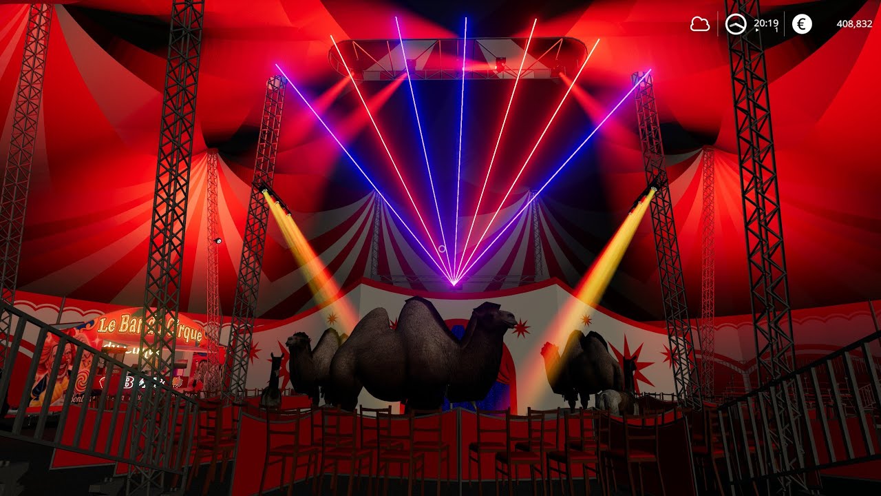 { Cirque FS19 / FS22 } 1er jour de spectacle pour le cirque STATILINI PARTIE 3