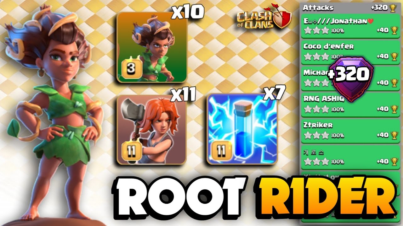 After Get Nerf Root Rider Still OP🔴Zap RR Valkyrie Spam🔴Legend League April Season🔴Clash Of Clans
