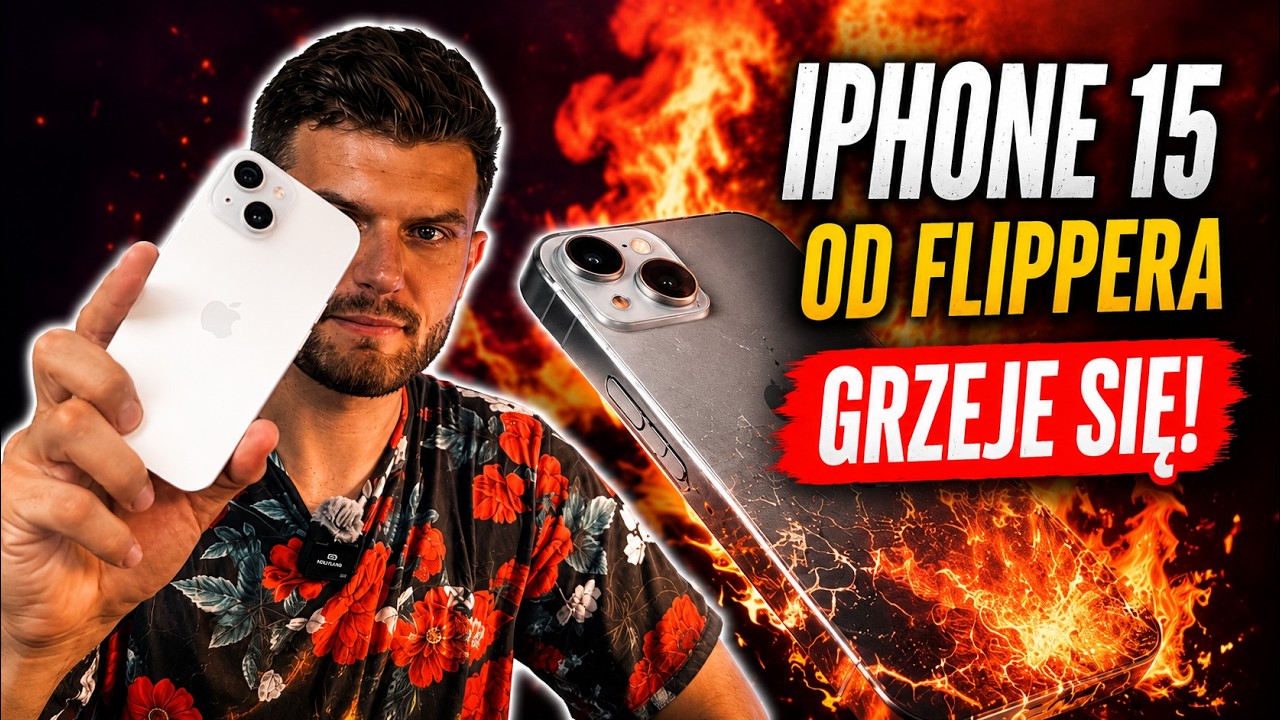 Iphone 15 od flippera! Grzeje się! Sprawdzam!