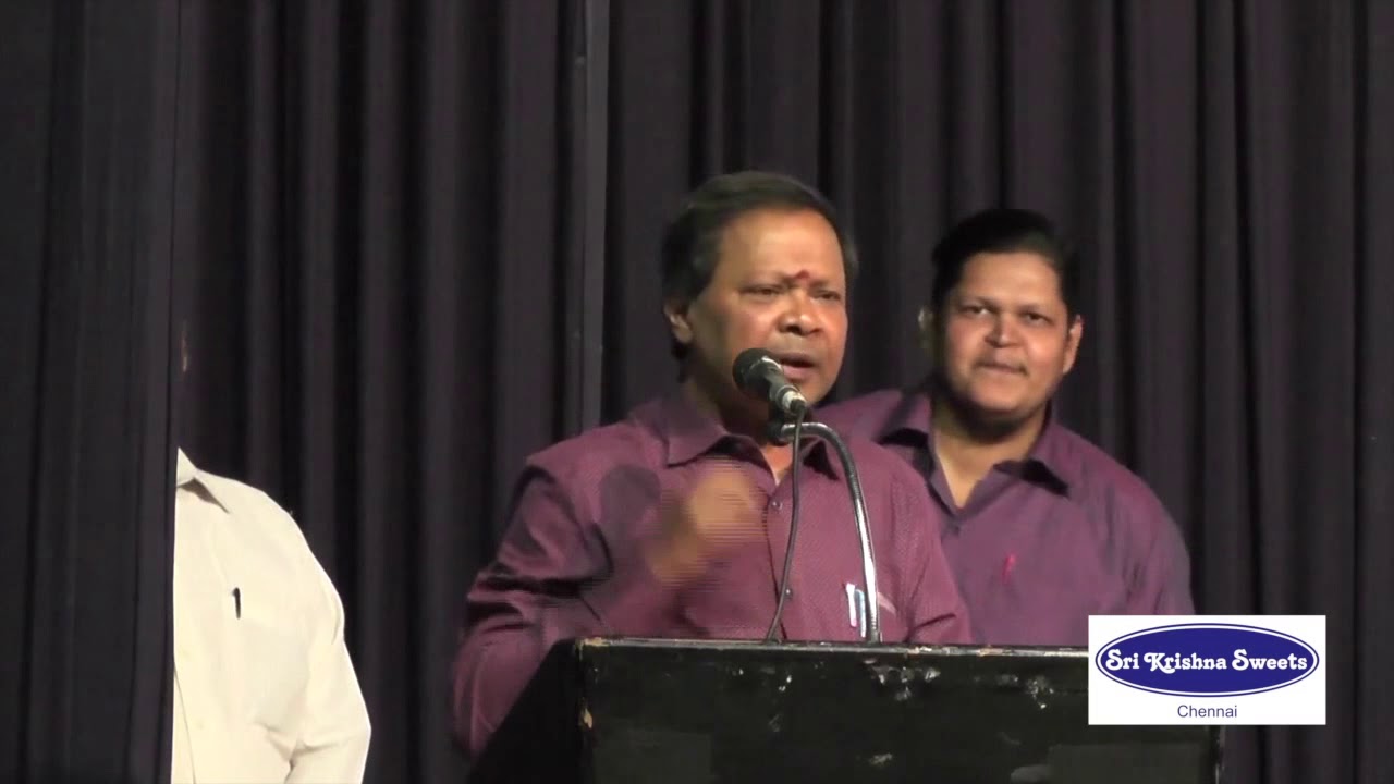 Mohana Sundaram 's Best Comedy speech l Sukisivam Kudumbam | Chennai Sri Krishna Sweets